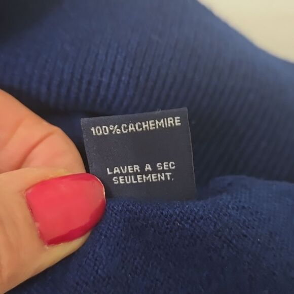 Linea Rosso men's cashmere vneck sweater size xl - Picture 7 of 9